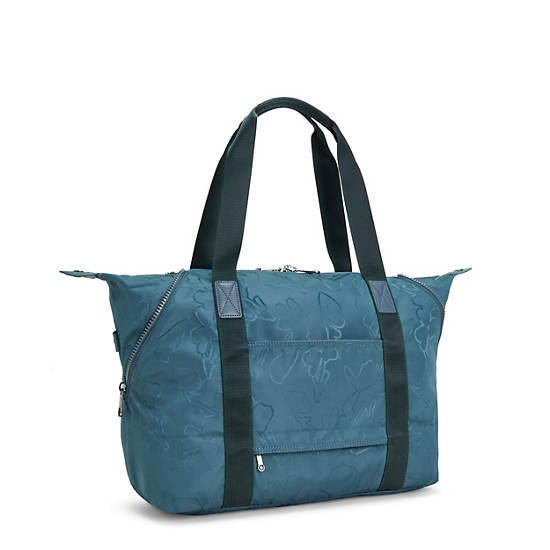 Kipling Art Medium Iconic Tote Tassen Donkerblauw Grijs | België 1767NW